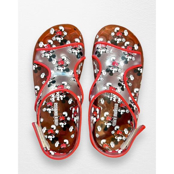 NWT Mini Melissa Acqua + Mickey Sandals, Kids' Size 3 - Picture 4 of 7